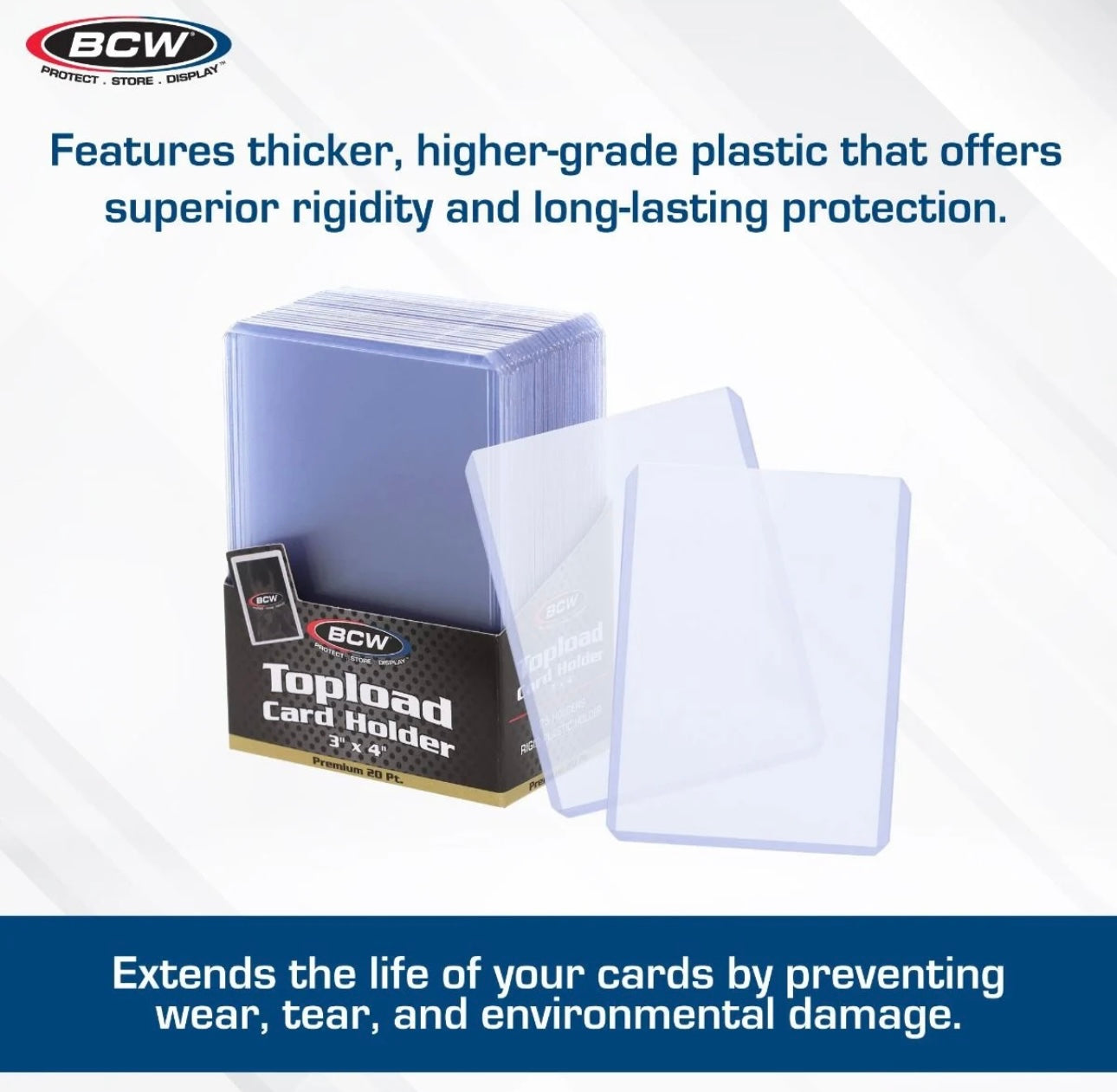 3x4 Toploader Card Holder 20pt. (Regular)