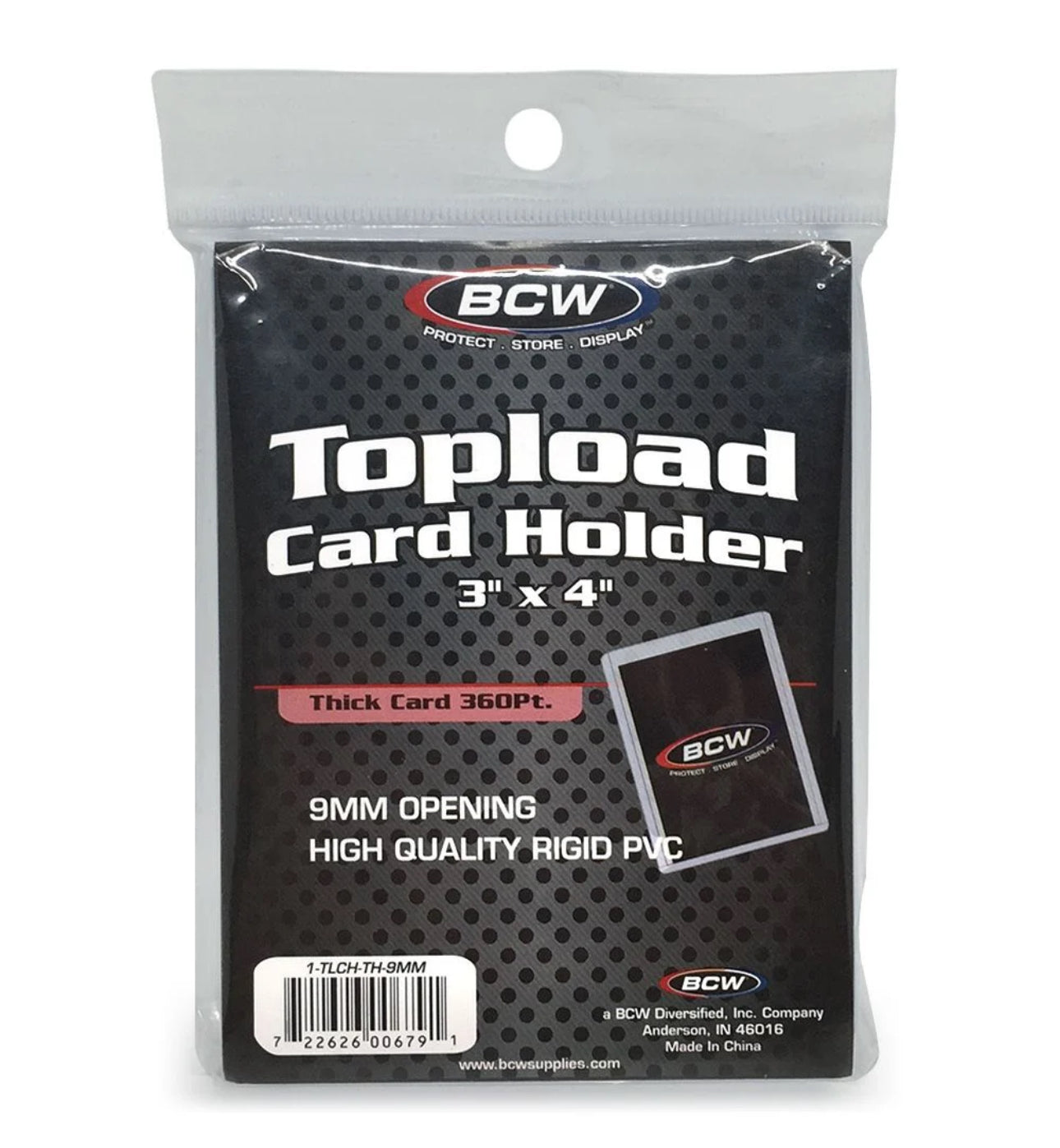 BCW Thick Card Topload Holder - 360 PT.