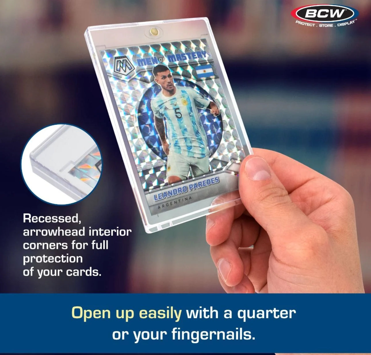 Magnetic Card Holder - 55 PT. (One touch)