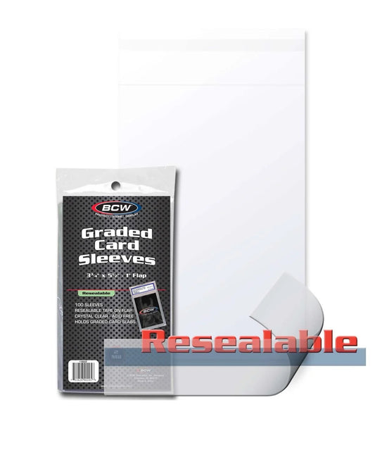 Resealable Graded Card Sleeves