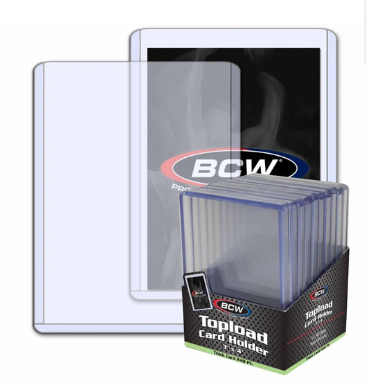 Thick Card Topload Holder - 240 PT.