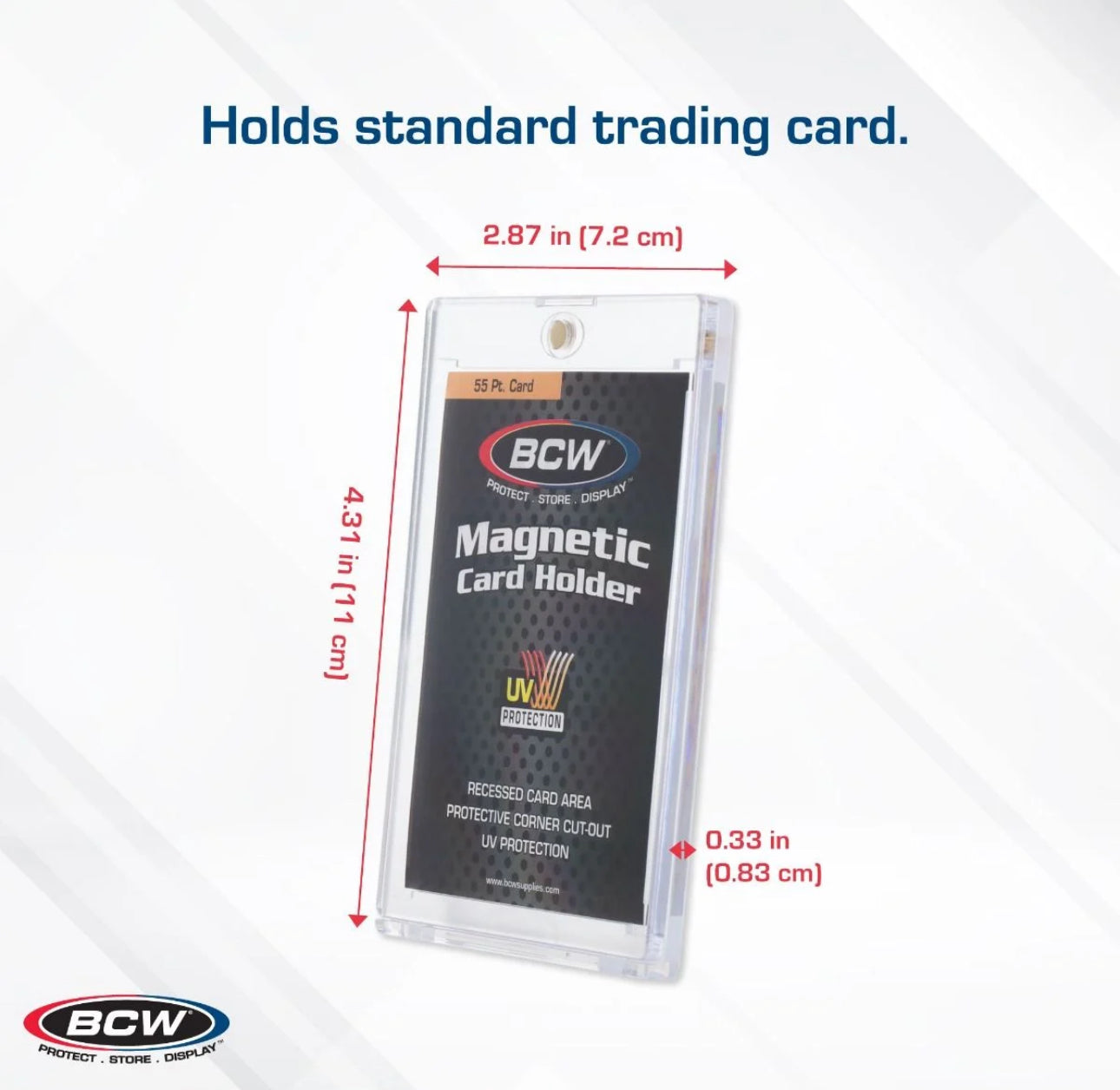 Magnetic Card Holder - 55 PT. (One touch)